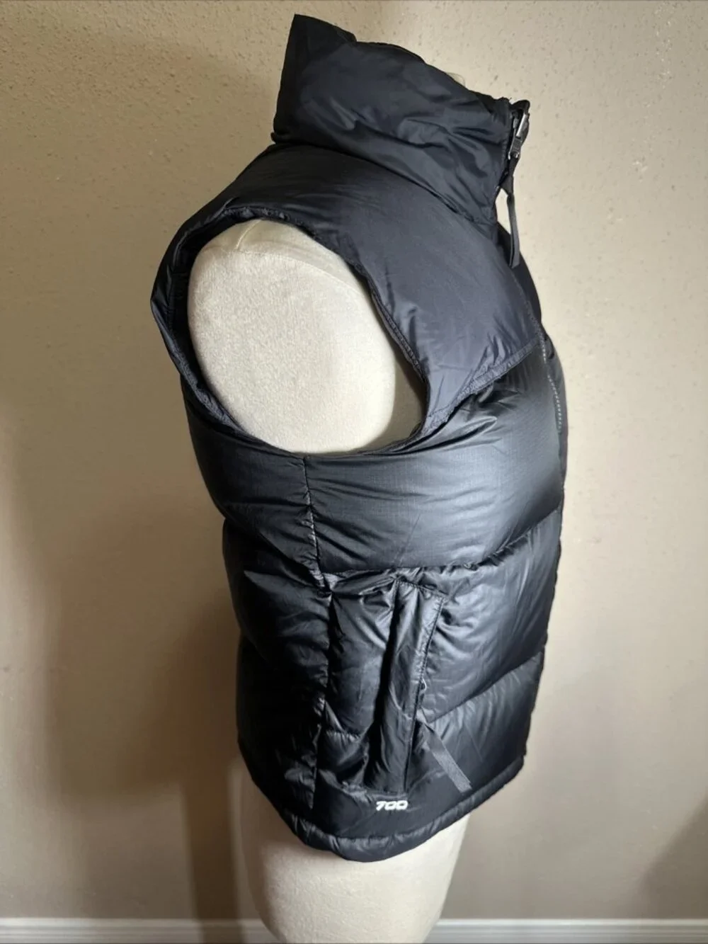 The North Face Vest Womens XS Black 700 Down Puffer Full Zip Outdoor Ski